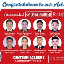 Success moment of Japan Visa Grant Students