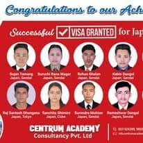 Success moment of Japan Visa Grant Students
